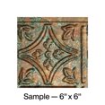 thumbnail image 1 of Fasade Traditional Style/Pattern 1 Decorative Vinyl Backsplash Panel Copper Fantasy 6X6 Inch Sample, 1 of 6