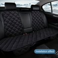 thumbnail image 1 of Car Back Seat Cover Plush Material Rear Back Row Protector Mat, Auto Chair Cushion, 1 of 5