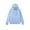 Sky Blue, variant on Mens Fleece Hooded Sweatshirt - Drawstring Hoodies Pullover for Men Casual Winter Warm Solid Color Long Sleeve Sweatshirt with Hood