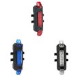 thumbnail image 4 of Baohd Feu Arrière de Vélo Rechargeable Rappel de Cyclisme Lampe Arrière Étanche Grand Portée Éclairage de Cyclisme Blanc 1 Ensemble, 4 of 6