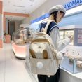 thumbnail image 4 of University School Bag Girls' Daypack High School Junior High School Backpack Large Capacity Backpack, 4 of 7