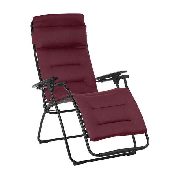 Lafuma Futura Air Comfort Fauteuil Inclinable Zéro Gravité Intérieur Extérieur, Bordeaux