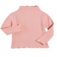 thumbnail image 2 of Hauts pour Enfants Couleur Unie Col Montant Manches Longues Pull Blouse, 2 of 5