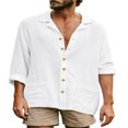 thumbnail image 1 of Casual Button down Tops with Pockets for Men‘s Long Sleeve Shirts, 1 of 9