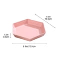 thumbnail image 3 of Dvkptbk Serving Tray Hexagonal Large Fruit Tray Home Living Room Coffee Table Candy Tray Food Tray Kitchen Gadgets, 3 of 8