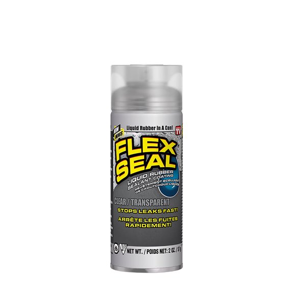 Flex Seal Mini, Transparent, Scellant Liquide en Aérosol pour Caoutchouc, 2 oz