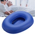 thumbnail image 3 of Foldable Potty  Portable Inflatable Potty  Inflatable  Bedpan  Professioanl Air Inflation Blue Bedpan Cushion Men Women Portative Chair Potty, 3 of 8