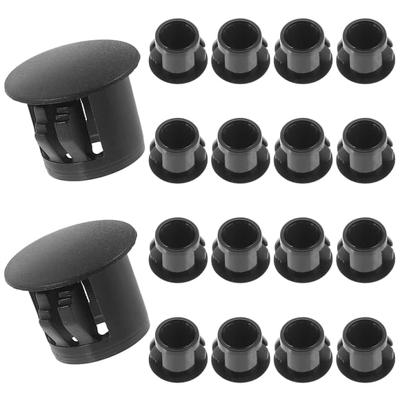 KAKOWELY 20pcs Furniture Hole Plug Drill Hole Cap 10mm Opening Button Screw Hole Plug,0.51X"X0.51"X0.35"
