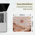 thumbnail image 3 of Boho Neutral Sun Mountain Mouse Pad 9.5x7.9 Inch Mid Century Modern Decor Mouse Pad with Boho Desk Accessories, Perfect for Small Gaming and Office Use, Add Rustic Charm to Your Workspace, 3 of 4