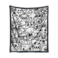 thumbnail image 1 of WUSUOWEI 1PC DIY Coloring Blanket,Color Your Own Blankets,Customizable Washable Colorings Blanket Kits,Coloring Mat,Creating Colorings Blankets for Adults,Art Activity Home Decoration, 1 of 6