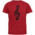 thumbnail image 1 of T-Shirt Jeunesse Rouge à Clé Treble, 1 of 1