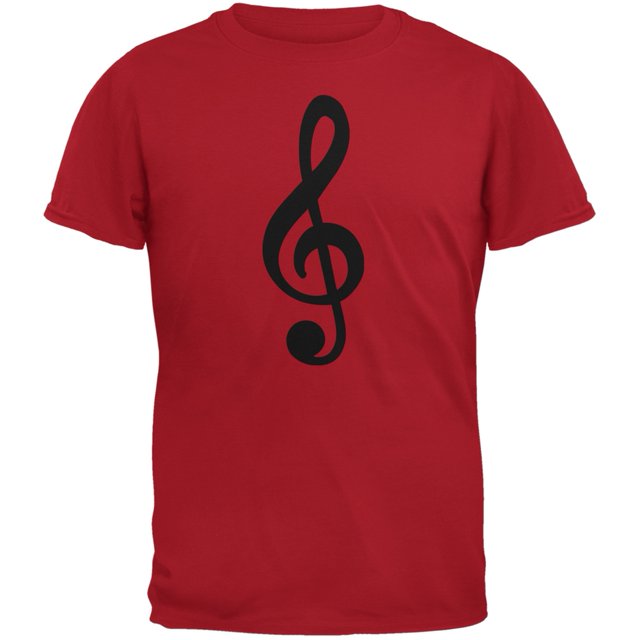 T-Shirt Jeunesse Rouge à Clé Treble
