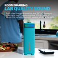 thumbnail image 2 of JLab JBuds Party Haut-Parleur Bluetooth Portable, 30 W, Autonomie de 12 Heures, Éclairage RVB, Anti-Éclaboussures, Bleu Marine, 2 of 10