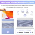 thumbnail image 3 of KOMI Wireless Keyboard Case with Touchpad for iPad 10.2" 9th 8th 7th Generation, Detachable Bluetooth Keyboard with Pencil Holder for, 3 of 5