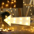 thumbnail image 1 of Fridja Alphabet LED Letter Lights Light Up White Plastic Letters Standing Hanging →, 1 of 2