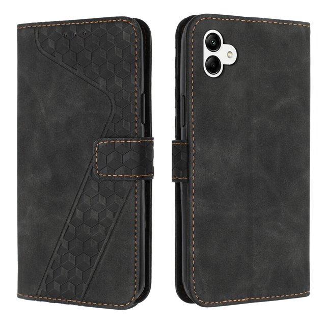 Compatible with Samsung Galaxy A04E Case Wallet Design with Card Slots Magnetic Closure Cover