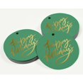 thumbnail image 3 of Inkdotpot Happy Holiday Bottle Tag Real Gold Foil Favor Hang Tags Pack Of 50, 3 of 6