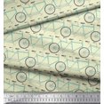 thumbnail image 2 of Soimoi Poly Georgette Fabric Bicycle Transport Print Fabric by Yard 42 Inch Wide, 2 of 2