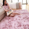 thumbnail image 4 of Living Room Carpet Bedroom Bedside Mat Simple Modern Household Floor Rug Soft Multi-zone Use Blanket(Khaki 80cm*120cm), 4 of 9