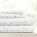 thumbnail image 3 of Linen Market Ensemble de Draps 4 Pcs à Motifs, Grand Lit, Rose Floral Doux, 3 of 4