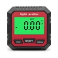 thumbnail image 2 of Chmadoxn Détecteur d'Angle Numérique, Jauge d'Angle Numérique LCD Rétroéclairée Rapporteur Inclinomètre Boîte Be-vel, Base Magnétique, Outil de Détection d'Angle 4 de 90 Degrés Rapporteur Numérique, 2 of 8