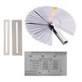 thumbnail image 2 of Easy To Disassemble Guitar Accessories, Silver Feeler Gauge, For Guitar Banjo Electric Guitar String Instruments Bass Mandolin, 2 of 8