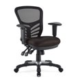 thumbnail image 1 of Modway Articulate Mesh Office Chair, Adjustable from 19 to 24 Inches, Brown, 1 of 10