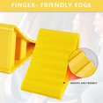 thumbnail image 3 of 2 PCS Wheel Chocks, Non Slip Base, Suitable for Most Tyre Sizes, Safety Wheel Chocks for Travel Trailers RV Accessories Truck Car, Lightweight, Helps Keep Your Vehicle in Place(Yellow), 3 of 5