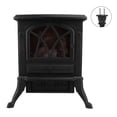 thumbnail image 2 of Electric Fireplace Stove,Freestanding Electric Fireplace Heater Temperature Compact Indoor Space Heater Indoor Stove Heater with Overheat  Remote Control, 2 of 7