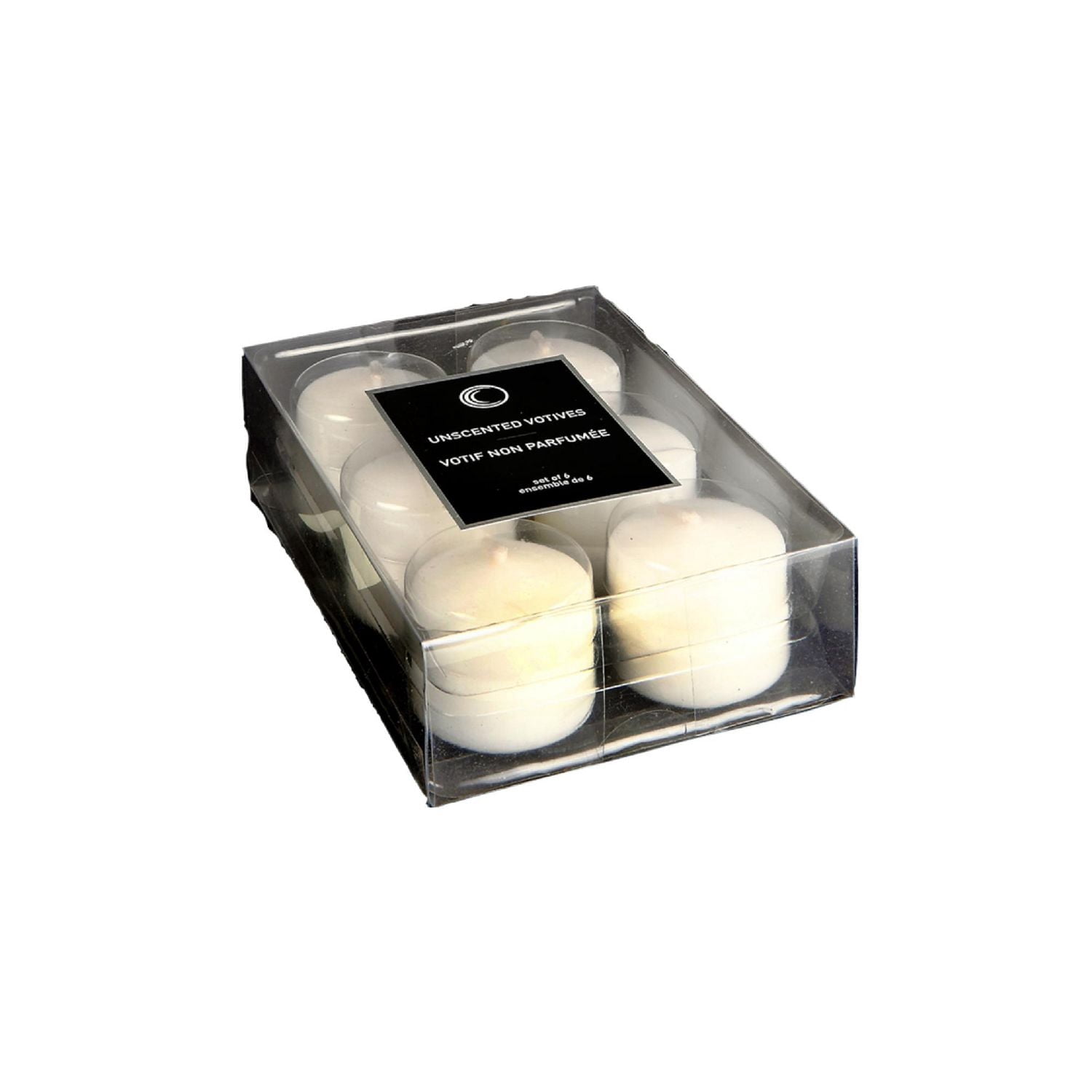6 Pk Unscented Votives (Blanc) - Set of 2