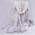 thumbnail image 1 of EYIIYE Women Floral Print Scarf Breathable Chiffon Neck Shawl, 1 of 6