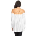 thumbnail image 2 of Women Renaissance Off Shoulder Top Costumes Blouse Boho Peasant Shirt, 2 of 5