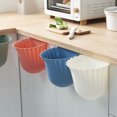 thumbnail image 2 of Hi,Fancy Flowers Shape Kitchen Cabinet Door Hanging Trash Waste Storage Tools Can Collection Basket Garbage Bin Container Pink, 2 of 9
