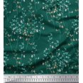 thumbnail image 1 of Soimoi Poly Georgette Fabric Artistic Floral Print Fabric by The Yard 52 Inch Wide, 1 of 3