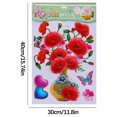 thumbnail image 3 of XZNGL DIY Plant Vase 3D Stereo Stickers Self-Adhesive Wall Refrigerator Decoration, 3 of 9