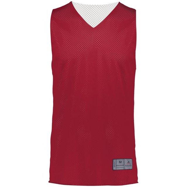 ASI 161.408.3XL Jersey Réversible en Maille Tricotée 2.0 pour Adulte, Écarlate et Blanc - 3TG