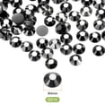 thumbnail image 2 of Uxcell 6000 Pcs Black Resin Flatback Rhinestone SS16 4mm Resin Rhinestones for Crafts DIY Design, 2 of 5