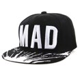 thumbnail image 1 of TIEVOSA Trend Hat Snapback Cap Kid Boys Girls Letters Baseball Caps Flat Hop Cap(Black), 1 of 1
