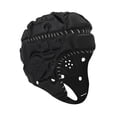 thumbnail image 1 of Lipstore Kids Rugby Helmet Headgear Anti Collision Protection Scrum Cap for Skateboarding black, 1 of 8