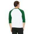 thumbnail image 2 of Bella + Canvas Unisex 3/4-Sleeve Baseball T-Shirt, 2 of 3