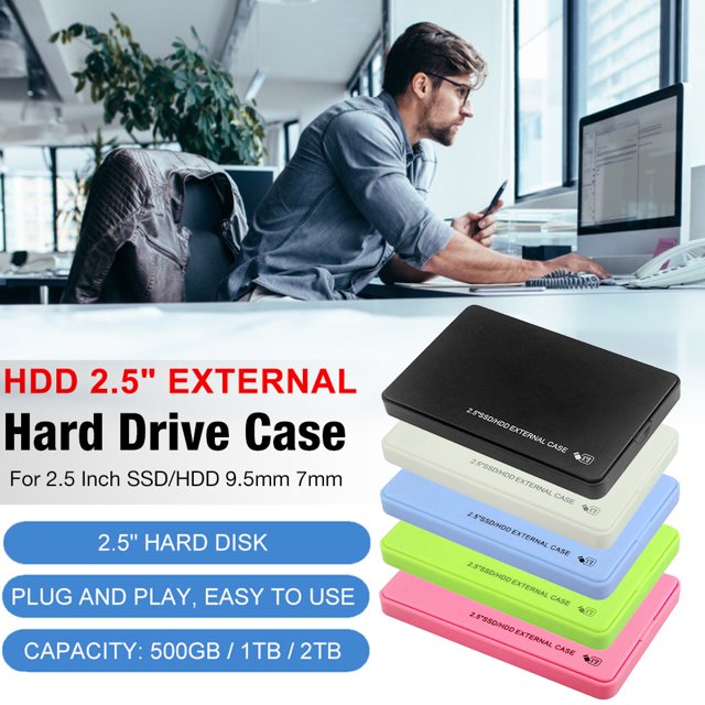 Cas externe pour carnet,2.5 pouce USB3.0 dur US Boîte à disque dur boîtier externe pour carnet de notes conçu avec méticuleuse