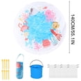 thumbnail image 3 of Portable Wading Pool, Inflatable Splash Pad, Foldable Water Play Mat for Outdoor Summer Fun, Includes Carrying Bag, 1-Piece Set, 3 of 9