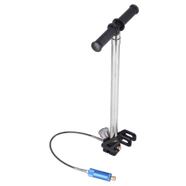 Pompes à Main à Air, Pompe Portable Haute Pression en Acier Inoxydable 4500psi Économiseur de Travail Léger pour Matelas Gonflable pour Gonflables