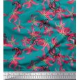 thumbnail image 1 of Soimoi Poly Georgette Fabric Wildflower Floral Printed Fabric 1 Yard 42 Inch Wide, 1 of 3