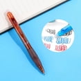 thumbnail image 2 of ZTTD 1Pc Retractable Erasable Gel Pen, Fine Point 0.5 mm Erasable Pens, Make Mistakes Disappear, Premium Comfort Grip for Drawing Writing Planner and Crossword Puzzles (Coffee), 2 of 7