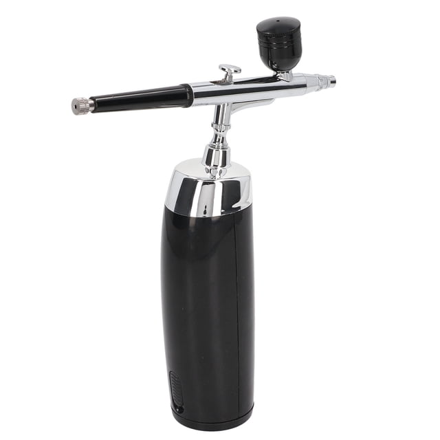 Airbrush Kit, USB Charging Handheld Airbrush Set High Adaptability For Face Painting For Nail Art Black