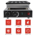 thumbnail image 4 of Electric Waffle Maker 25 Holes Quick Heating Kitchen Appliance for Muffins Pancakes Stainless Steel, 4 of 7