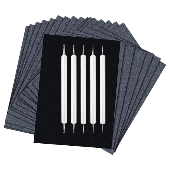Huayishang 100 Sheets Carbon Paper Sheets With 5PCS Embossing Stylus
