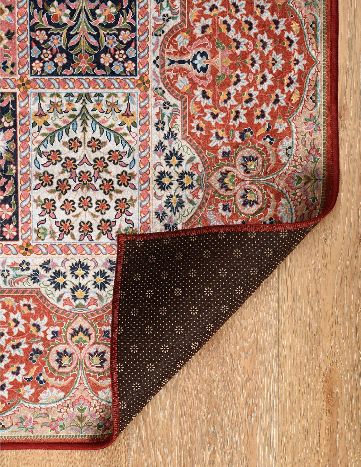 Tapis d'appoint Emerald Klein bleu & ivoire de 2 pi 2 po x 3 pi 2 po
