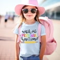 thumbnail image 2 of TZEWGL Cartoon Pencil Letter Print Short Sleeve Crewneck Basic Tees For Newborn Top For Girls Boys size 8-9T, 2 of 5